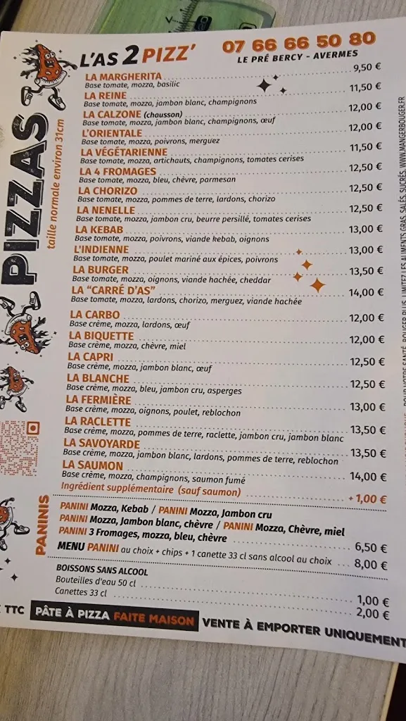 Menu_L'AS 2 Pizz'_Avermes_immagine_2