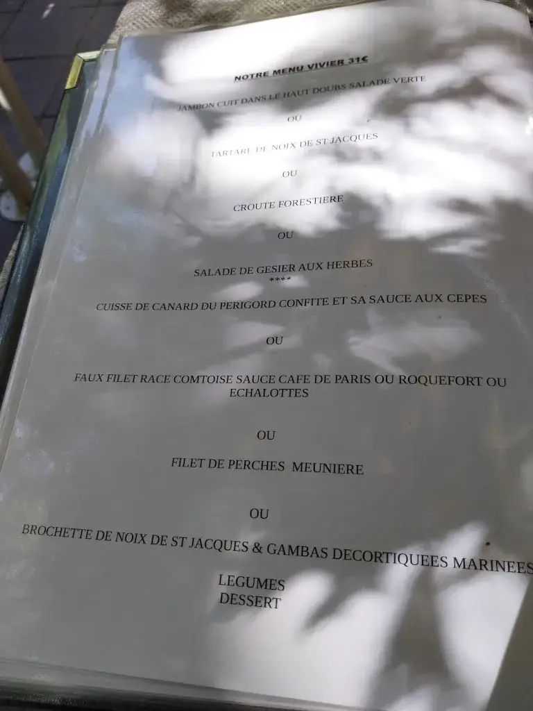 Menu_Le Vivier d'Argent_Thise_image_2