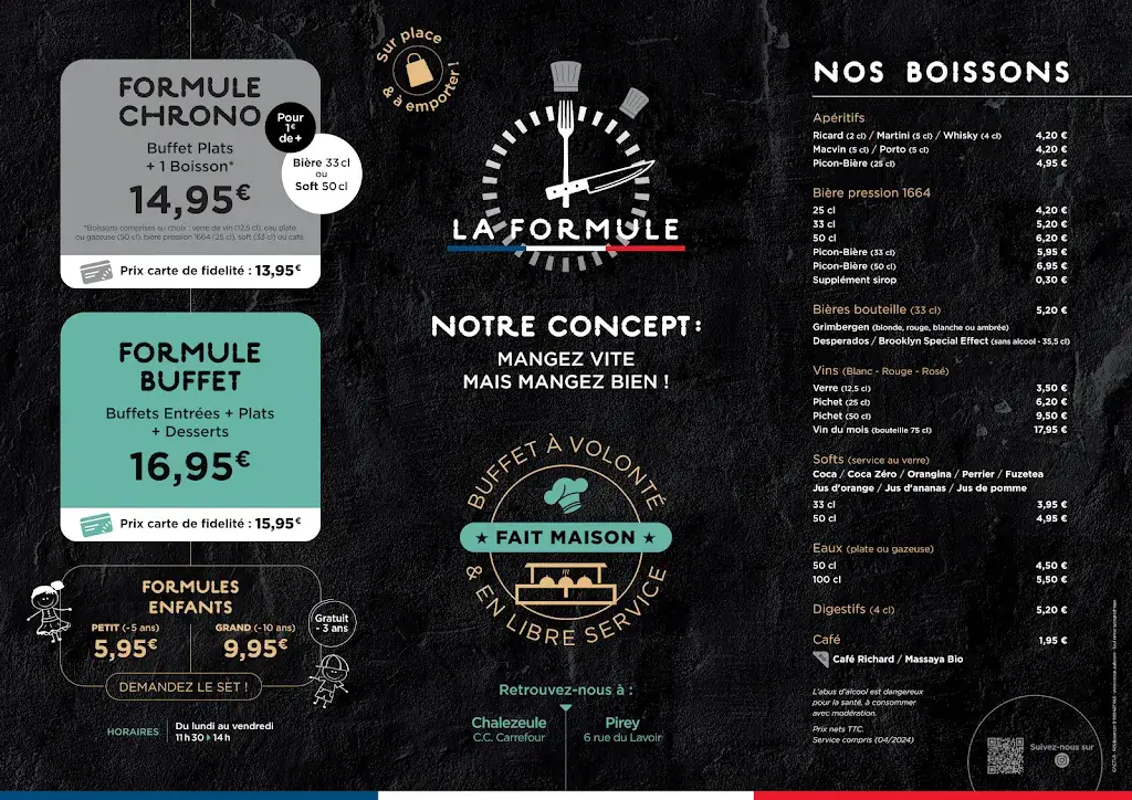 Menu_La Formule Chalezeule_Chalezeule_image_1