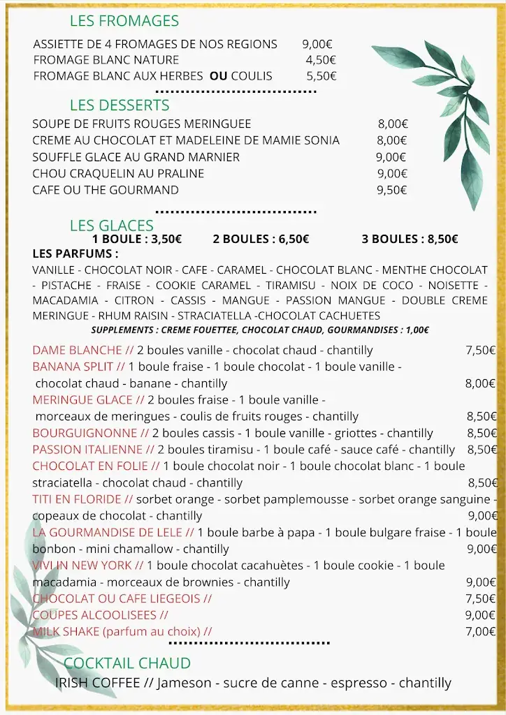 Menu_Hostellerie des Marronniers_Pontailler-sur-Saône_immagine_1