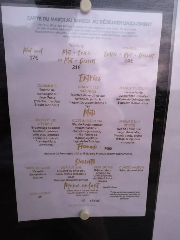 Menu_L'Étable - Restaurant à La Bresse_Bresse_image_4