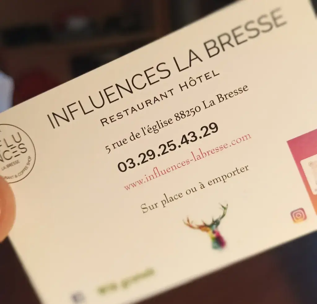 Menu_Restaurant Influences & Hôtel_Bresse_image_2