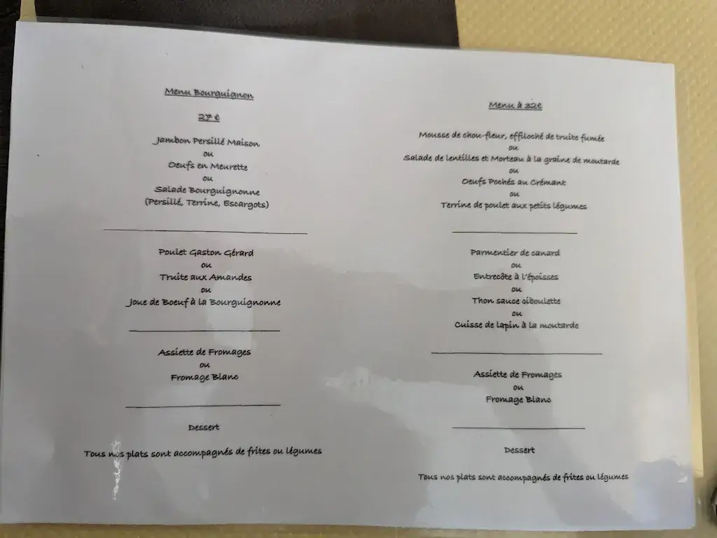 Menu_Le Relais Du Grepissot_Nuits-Saint-Georges_image_2
