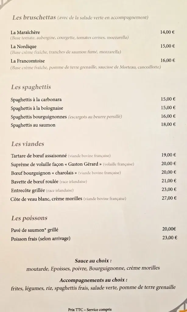 Menu_Restaurant La Côte d'Or_Nuits-Saint-Georges_immagine_3