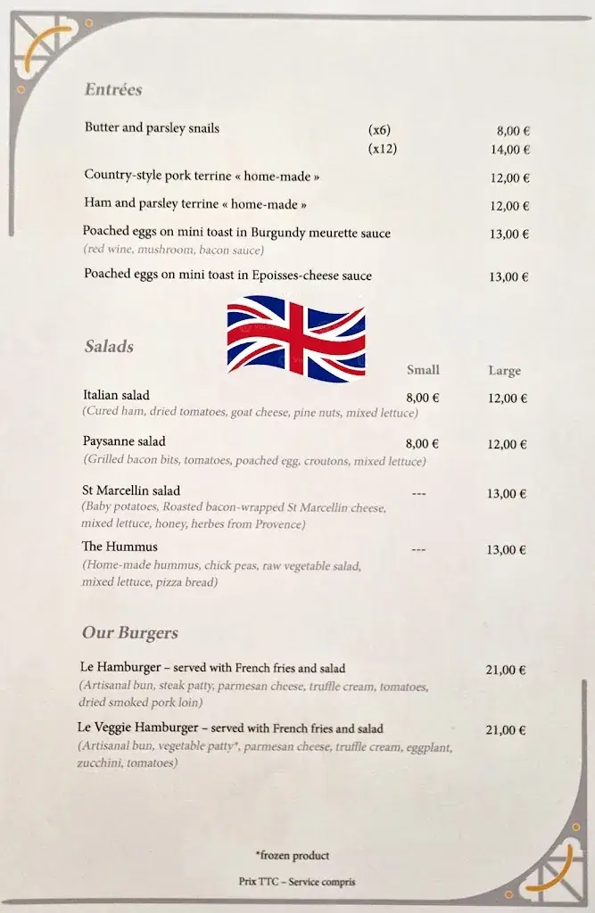 Menu_Restaurant La Côte d'Or_Nuits-Saint-Georges_immagine_4