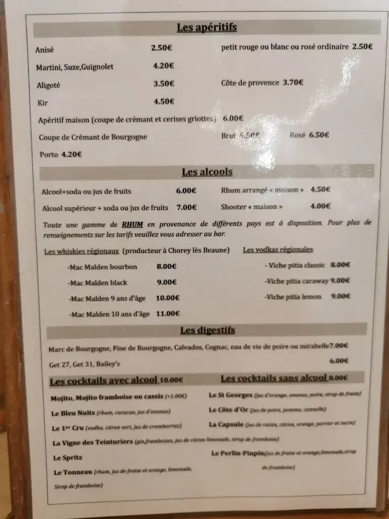 Menu_O'Bar@20 : restaurant, bar a vins, brasserie à Nuits-St-Georges_Nuits-Saint-Georges_image_2