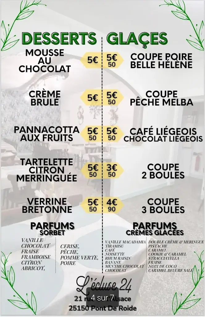 Menu_RESTAURANT L'ECLUSE 24_Pont-de-Roide-Vermondans_image_2