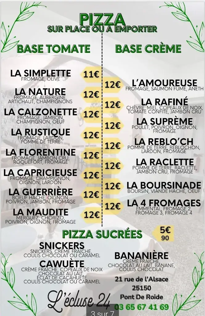 Menu_RESTAURANT L'ECLUSE 24_Pont-de-Roide-Vermondans_image_3