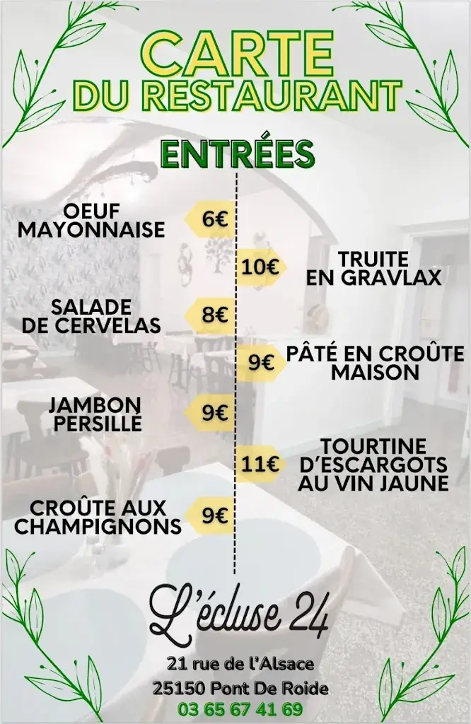 Menu_RESTAURANT L'ECLUSE 24_Pont-de-Roide-Vermondans_image_4