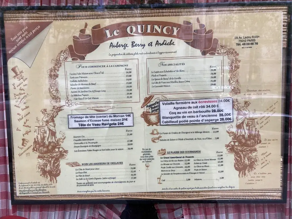 Menu_Le Quincy_Paris_image_1