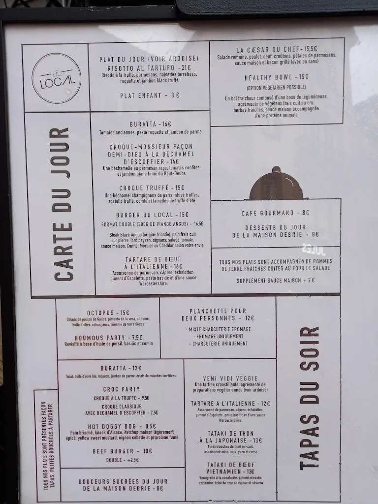 Menu_Le Local_Montbéliard_image_1