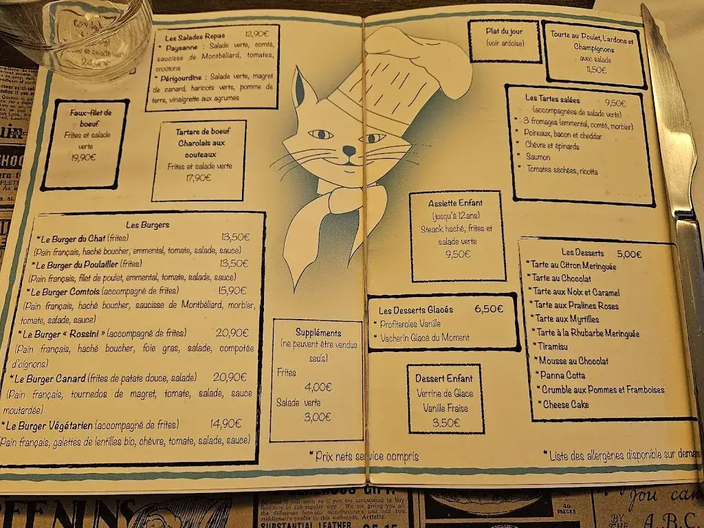 Menu_Le Chat Toqué_Montbéliard_image_1