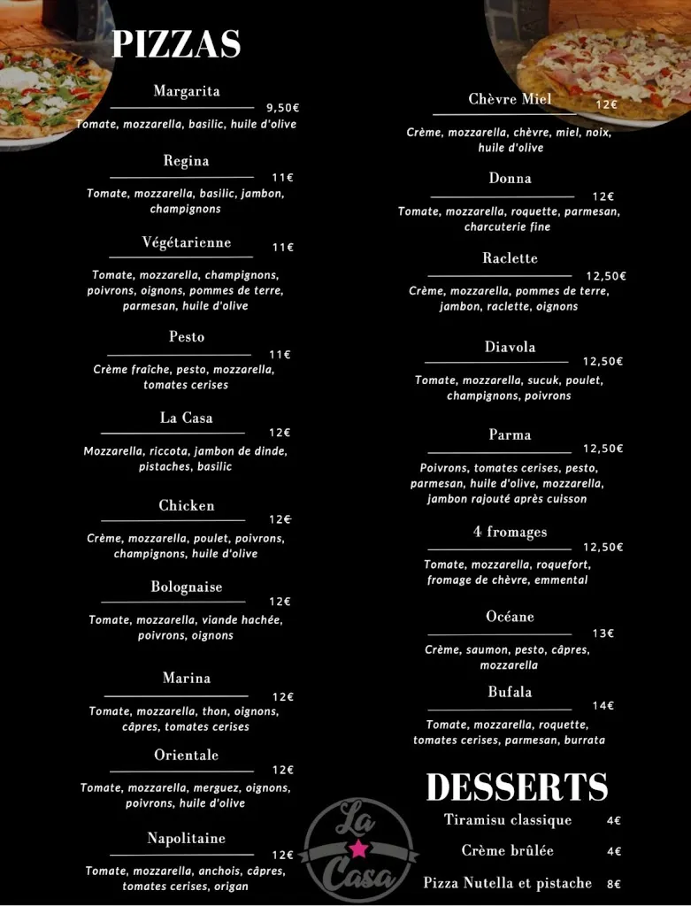 Menu_La Casa_Montbéliard_immagine_1