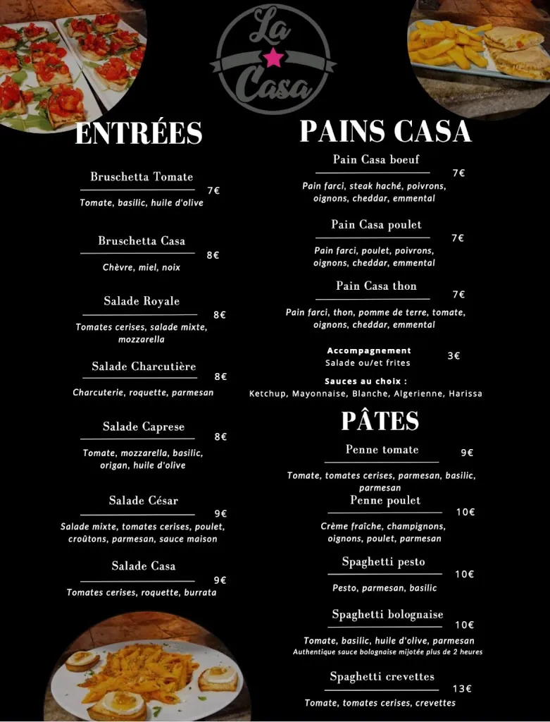 Menu_La Casa_Montbéliard_immagine_2