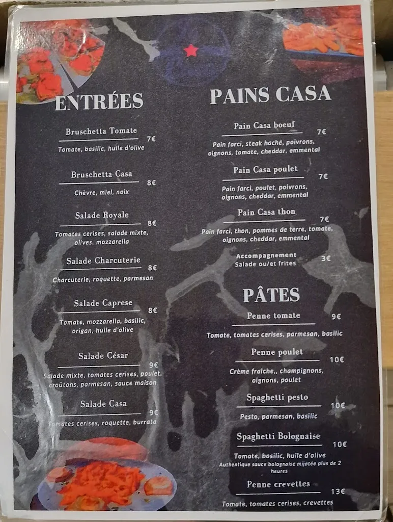 Menu_La Casa_Montbéliard_immagine_4