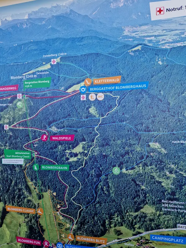 Blombergbahn Bad Tölz restaurant in Wackersberg