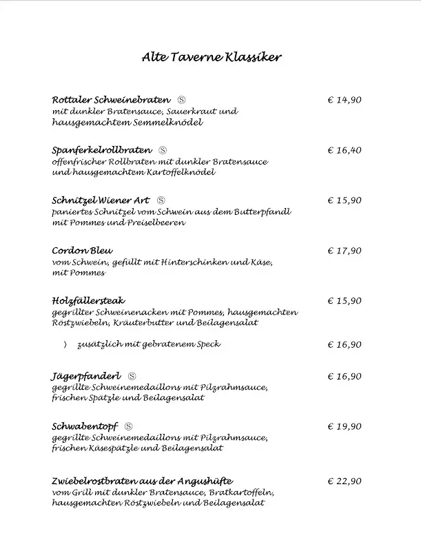 Menu_Alte Taverne_Füssing_immagine_1