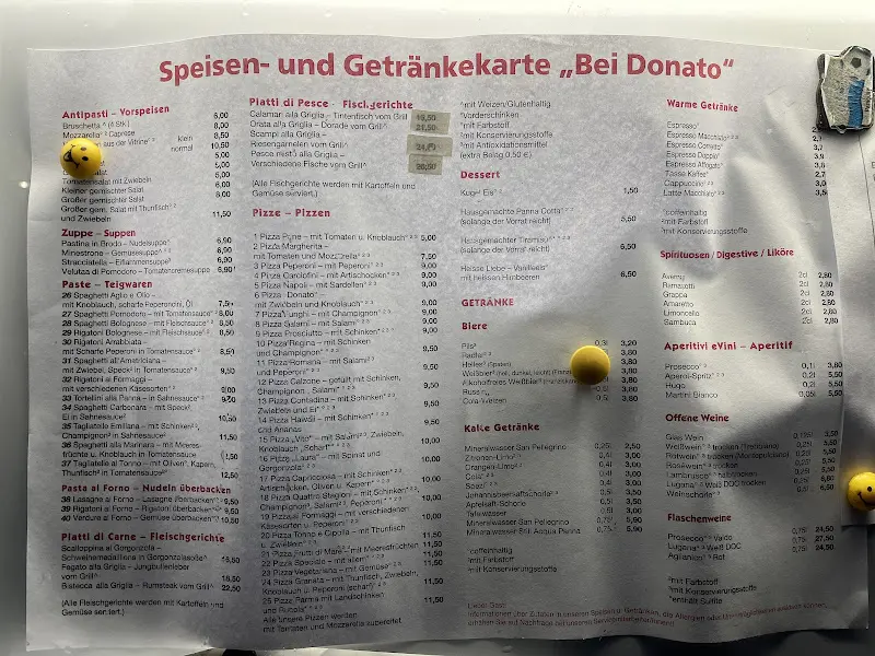 Menu_Ristorante-Pizzeria bei Donato_Waldkraiburg_image_1