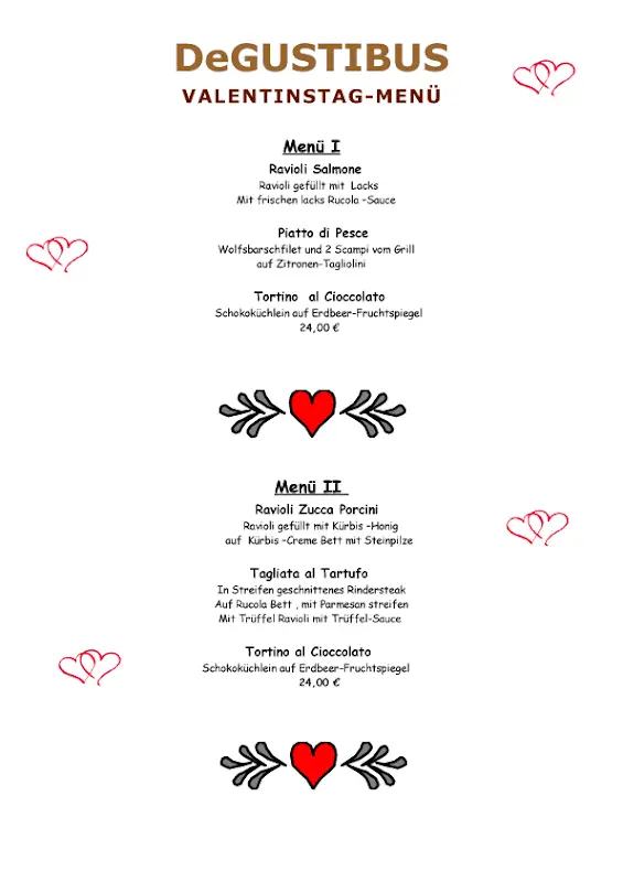 Menu_DeGUSTIBUS - momenti italiani Ristorante • Café • Vinothek in Waldkraiburg_Waldkraiburg_immagine_1