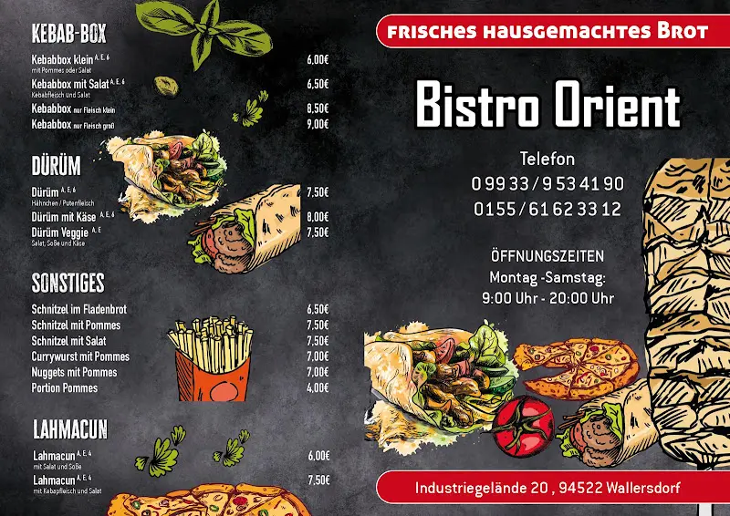 Menu_Bistro Orient Döner_Wallersdorf_immagine_2