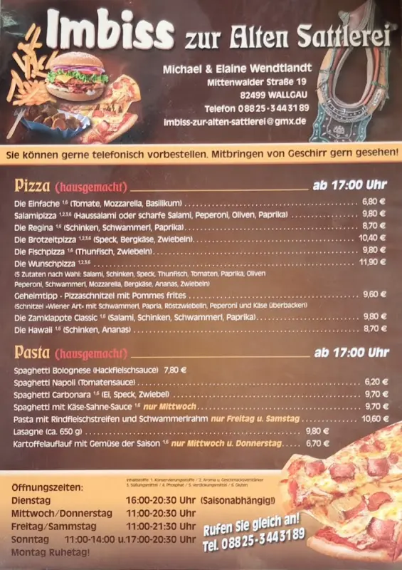 Menu_Imbiss Zur Alten Sattlerei_Wallgau_image_2