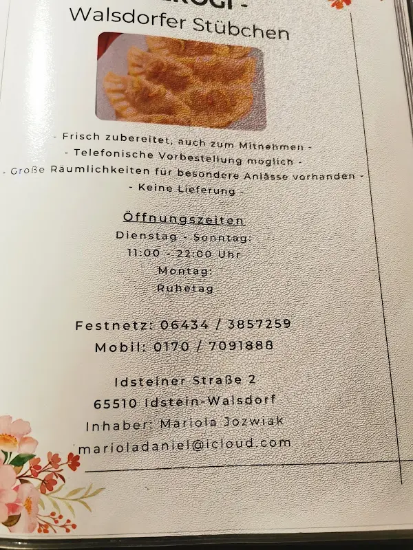 Menu_Walsdorfer Stübchen Polnische Küche_Idstein_immagine_1