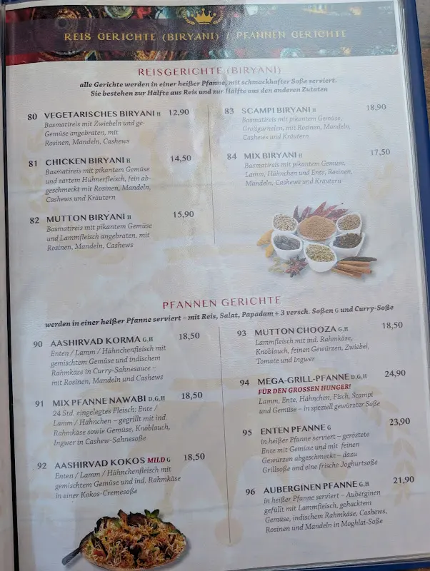 Menu_Aashirvad - Indisches Restaurant _Berlin_immagine_4