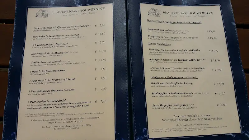 Menü_Brauereigasthof Werneck_Werneck_Bild_2