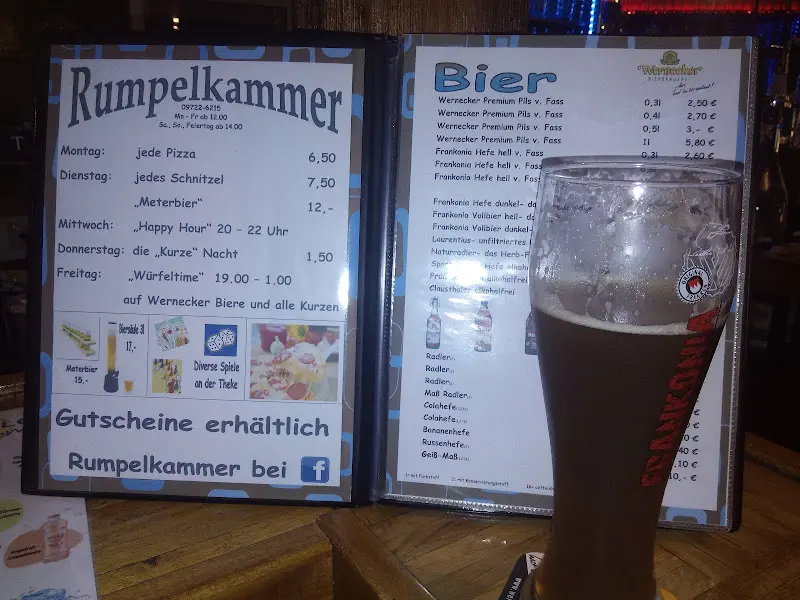 Menu_Gaststätte Rumpelkammer - Alexander Warmuth_Werneck_image_1