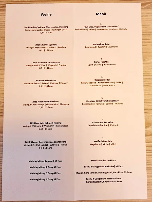 Menu_Landgasthof Zum Weißen Rössl_Burkardroth_image_1