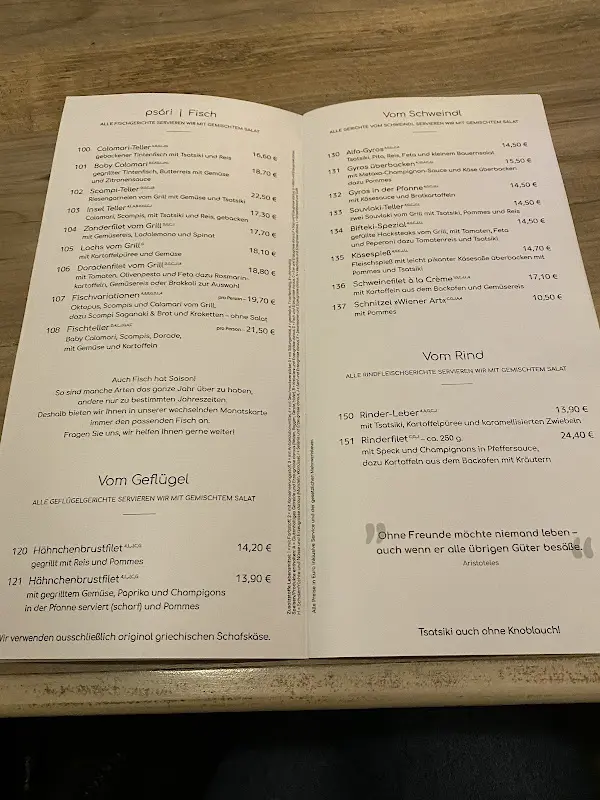 Menu_ALFA - Echte griechische Küche_Oberpfalz_immagine_1