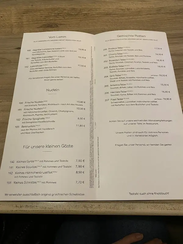 Menu_ALFA - Echte griechische Küche_Oberpfalz_immagine_2