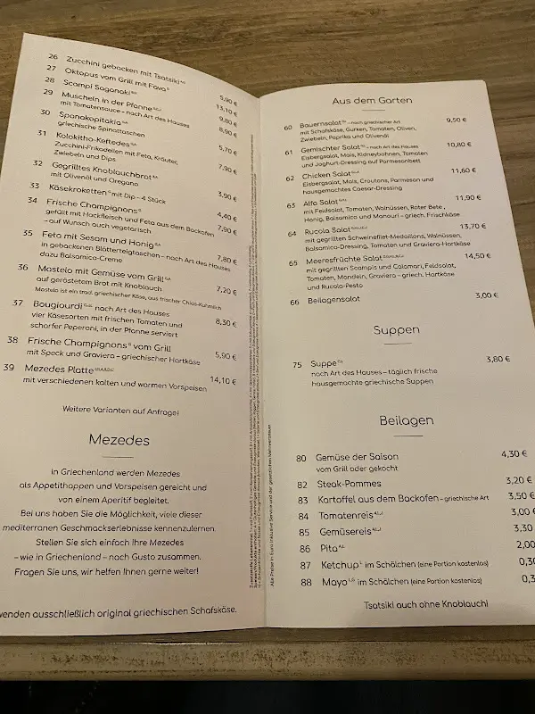 Menu_ALFA - Echte griechische Küche_Oberpfalz_immagine_3