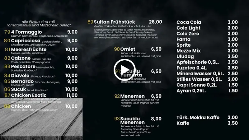 Menu_Bosporus Restaurant_Wassertrüdingen_image_1