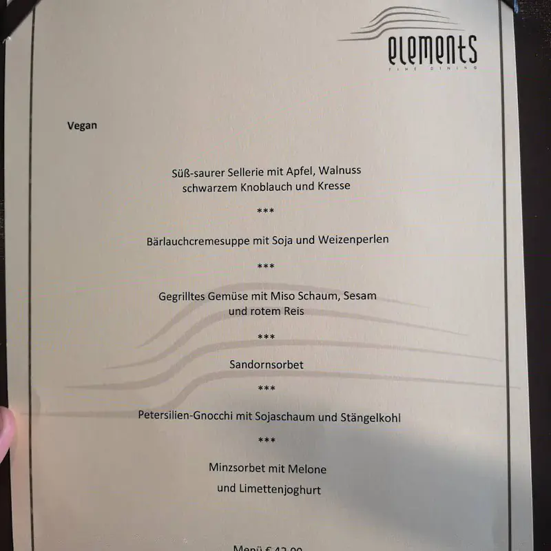 Menu_Restaurant Elements_Weiherhammer_immagine_1