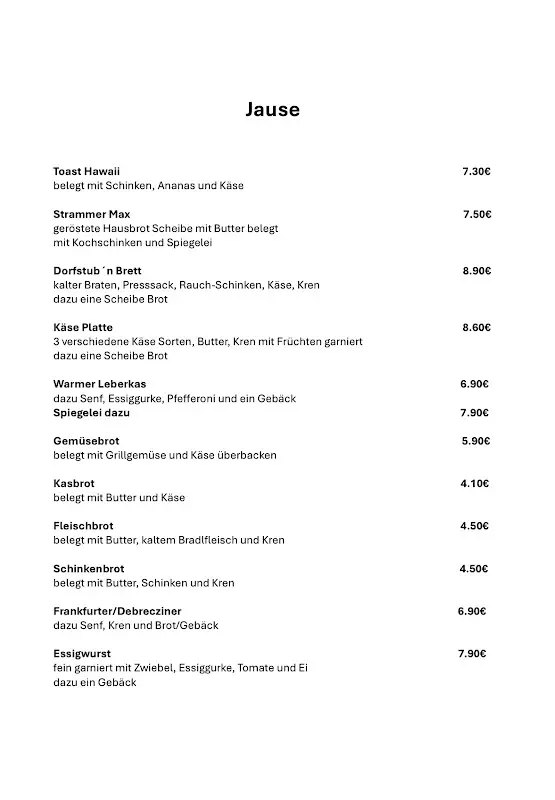 Menu_Weilbacher Dorfstube_Austria_immagine_3