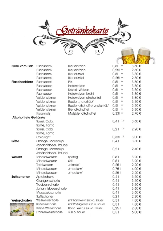 Menu_Zum bayerischen Johann Landgasthof & Pension_Weigendorf_image_2