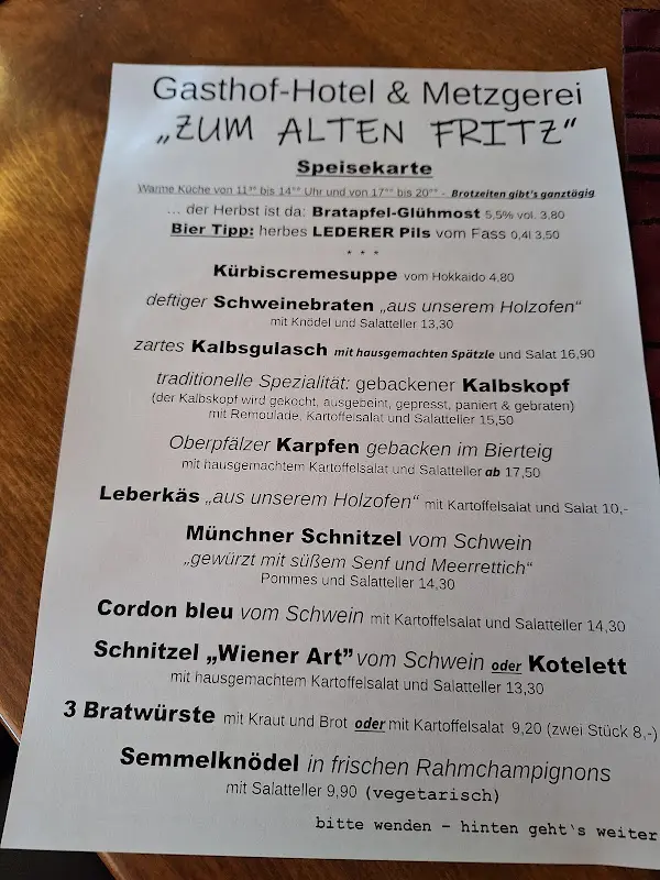 Menu_Gasthof | Hotel | Metzgerei Zum „Alten Fritz“_Weigendorf_image_3