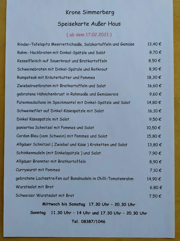 Menu_Gasthaus Krone_Weiler-Simmerberg_immagine_3