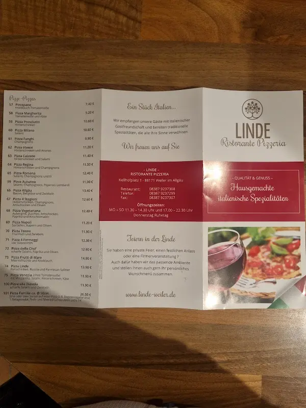 Menu_Linde – Ristorante Pizzeria_Weiler-Simmerberg_immagine_1