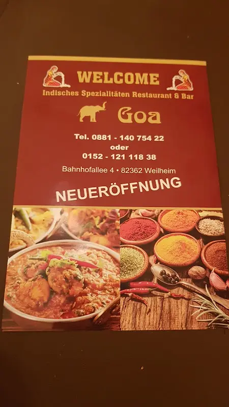 Menu_Punjab Indian Restaurant Weilheim_Oberbayern_image_1