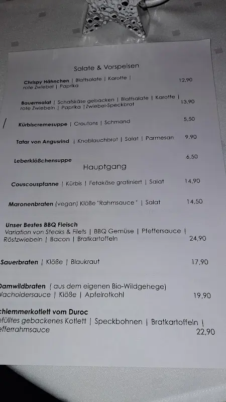 Menu_Restaurant Zur Mühle_Weißenbrunn_immagine_2
