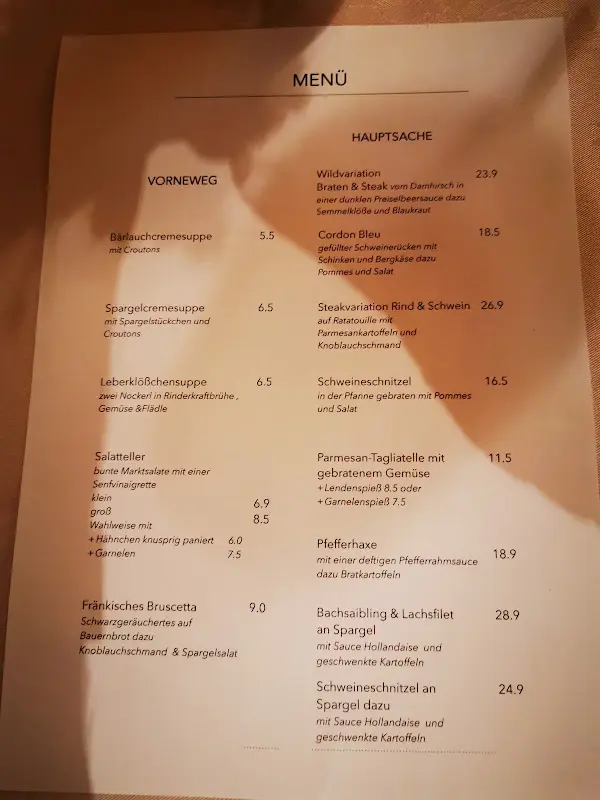 Menu_Restaurant Zur Mühle_Weißenbrunn_immagine_3