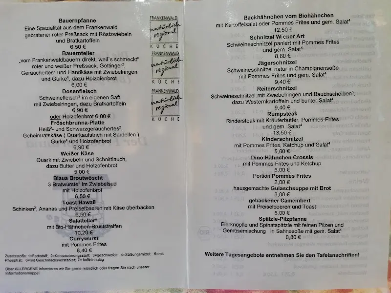 Menu_Der Fröschbrunna_Kronach_image_1