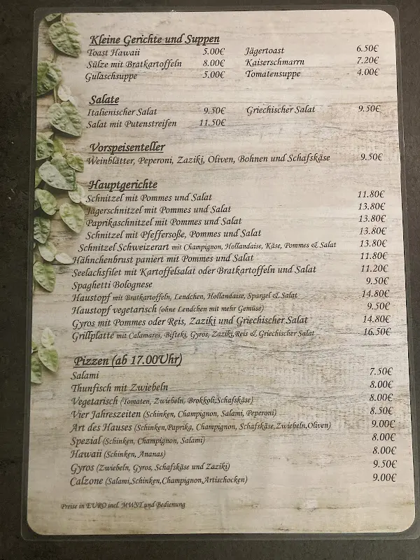 Menu_Restaurant Wald-Café_Weitramsdorf_image_1