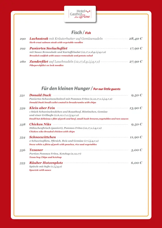 Menu_Restaurant zur Rose Weißenhorn_Weißenhorn_immagine_3