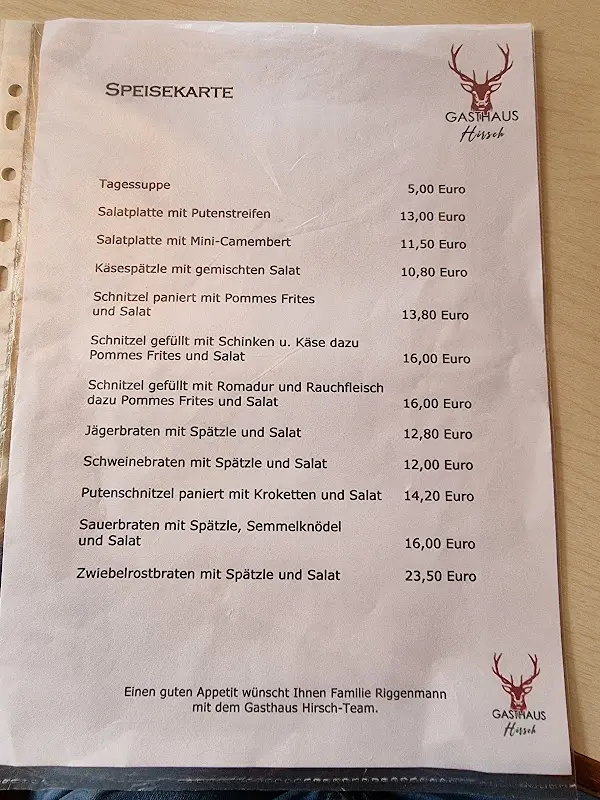 Menu_Gasthaus Hirsch_Weißenhorn_image_1