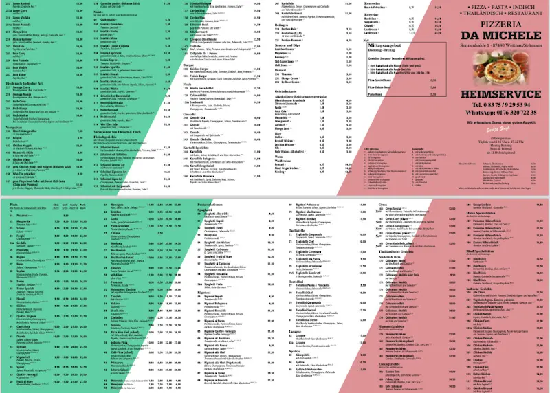 Menu_Da Michele Weitnau_Weitnau_image_1