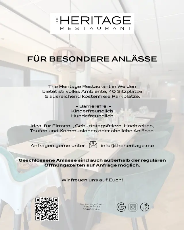 Menu_The Heritage GmbH_Welden_immagine_3