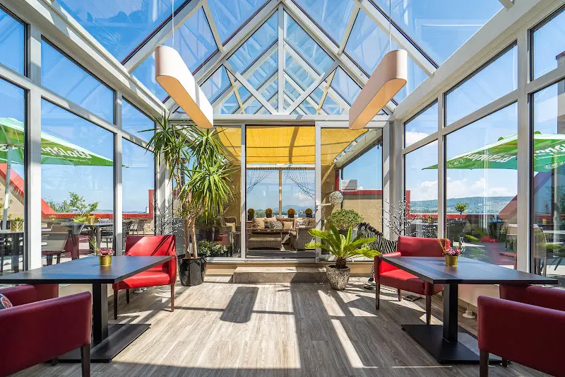 BelleVue restaurant in Rhein